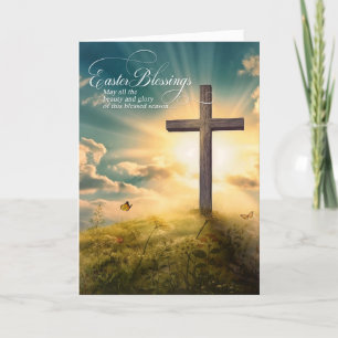 Christian Blessings Kor vid Backe Påsk Helgkort