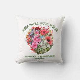 Christian BLOOM DÄR DU PLANTERAS Blommigt Kudde