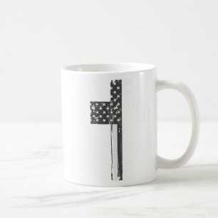 Christian Blsed Pappa American Flagga Religiösa Fa Kaffemugg