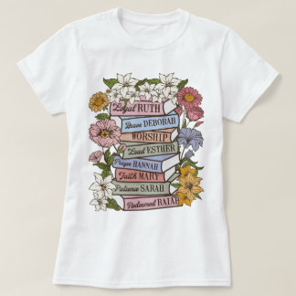 Christian Boho Shirt, Wildblombible Verse Shirt T Shirt