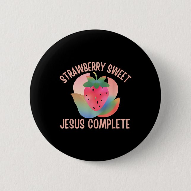 Christian Boho Strawberry Sweet Jesus Complete Fru Knapp (Framsida)