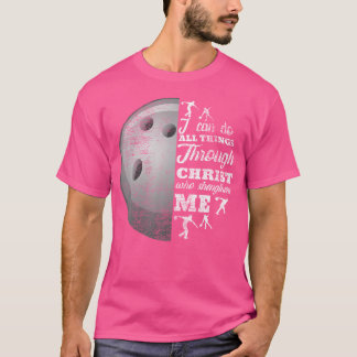 Christian Bowling Funny Personlig Team för T Shirt