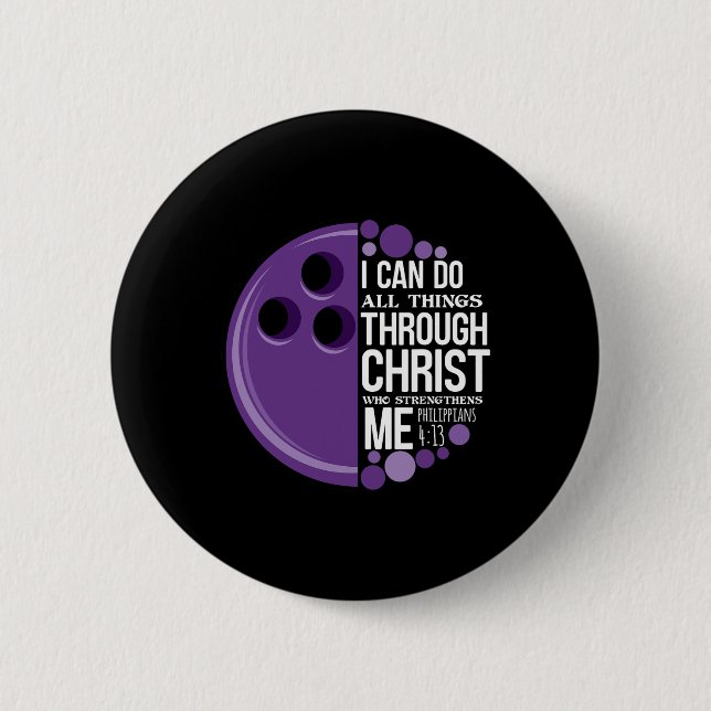 Christian Bowling Funny Personlig Team Gift for Knapp (Framsida)