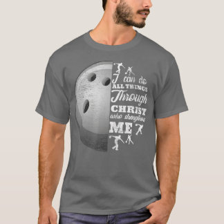 Christian Bowling Funny Personlig Team Gift for T Shirt