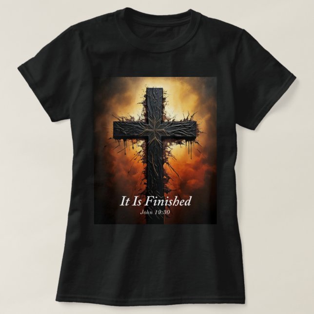 Christian Bra Fredag, det är Avslutat T Shirt (Design framsida)