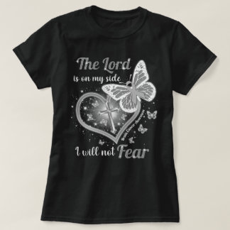 Christian Brain Cancer Herren är på min sida T Shirt