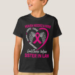 Christian Breast Cancer Awareness in Memory of Syr T Shirt<br><div class="desc">Christian Breast Cancer Awareness in Memory of Sister in law</div>