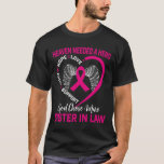 Christian Breast Cancer Awareness in Memory of Syr T Shirt<br><div class="desc">Christian Breast Cancer Awareness in Memory of Sister in law</div>