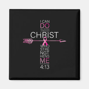 Christian Breast Cancer Kor Religiösa Bible Vers Magnet