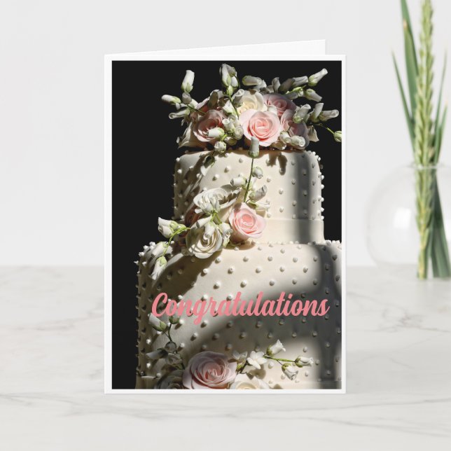 Christian Bröllop Card Kort (Framsida)