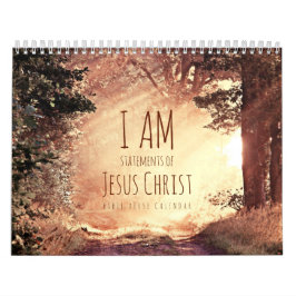 Christian Calendar I är Jesus Bible Verse Kalender