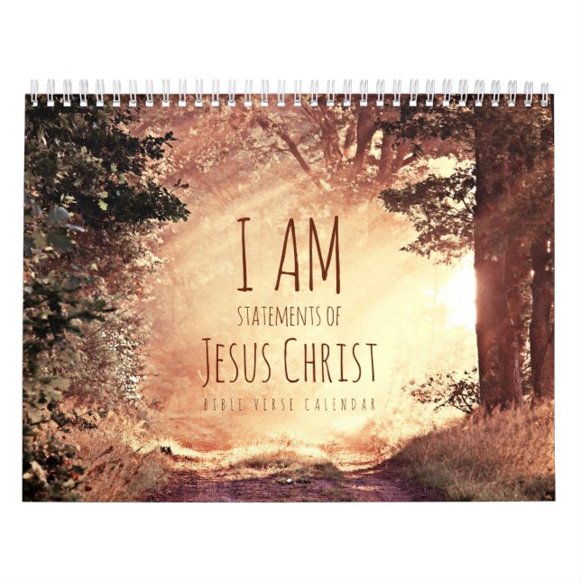 Christian Calendar I är Jesus Bible Verse Kalender (Omslag)