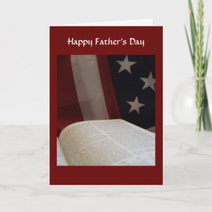 Christian Card för fars dag Pappa Kort