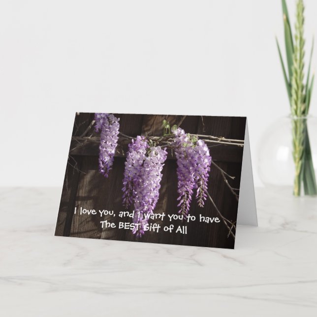 Christian Card med Gospel-meddelande Helgkort (Framsida)