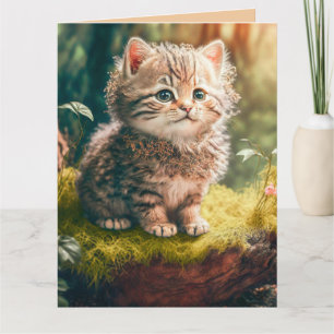 CHRISTIAN CAT BIRTHDAY PHILIPPIANS 1:3 HÄLSNING KORT