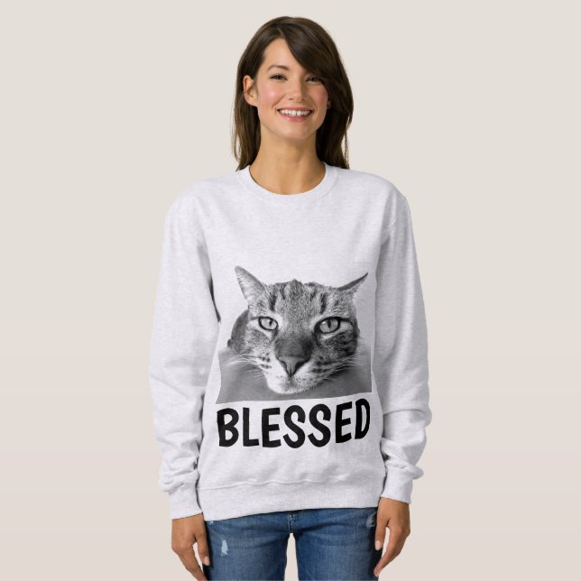 Christian CAT T-shirts, BLESSED Tröja (Hel framsida)