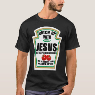 Christian Catch-up med Jesus Psalm 374 T Shirt