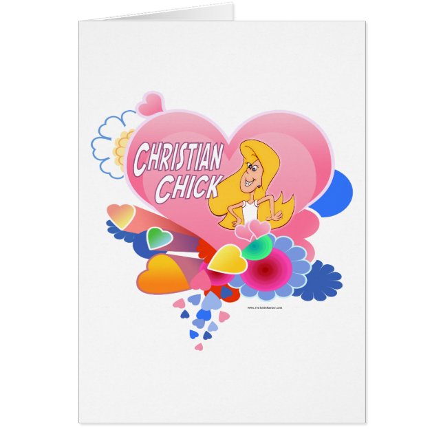 Christian Chick Hälsningskort (Framsidan)