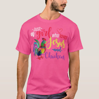 Christian Chicken Farmer Chicken Jesus Kristus T Shirt