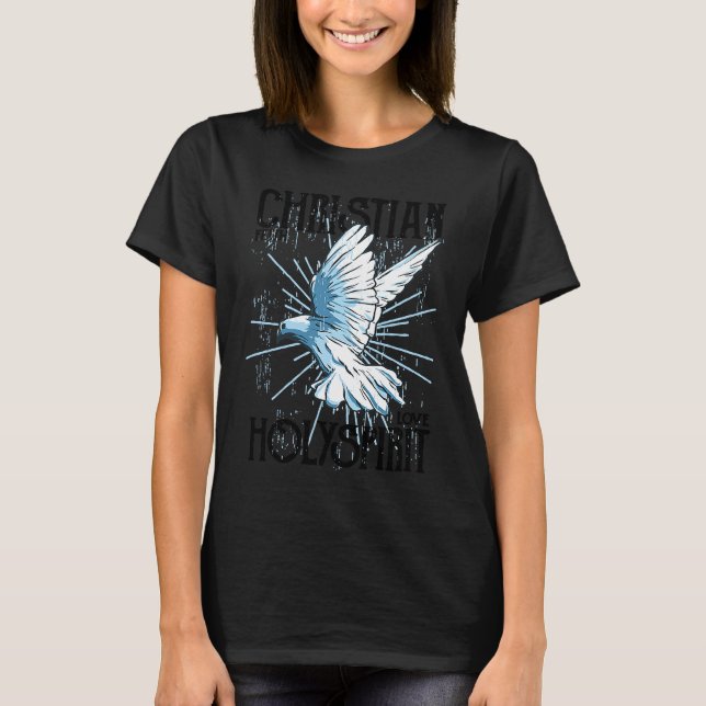 Christian  Christian Faith Love Holy Spirit T Shirt (Framsida)