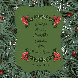 Christian Christmas Card Julkort