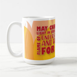 Christian Christmas fire mug Kaffemugg