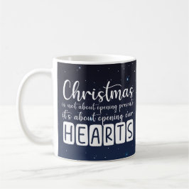 Christian Christmas heart and stars Mug Kaffemugg