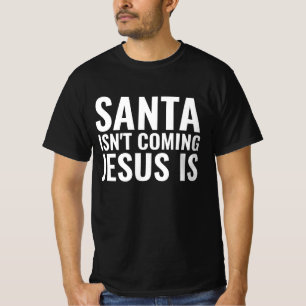 CHRISTIAN CHRISTMAS JESUS KOMMER SNART. T SHIRT