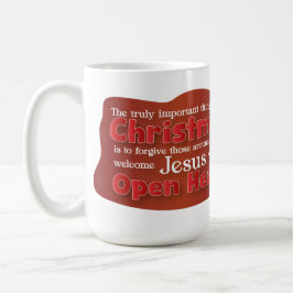 Christian Christmas Open Heart mug Kaffemugg