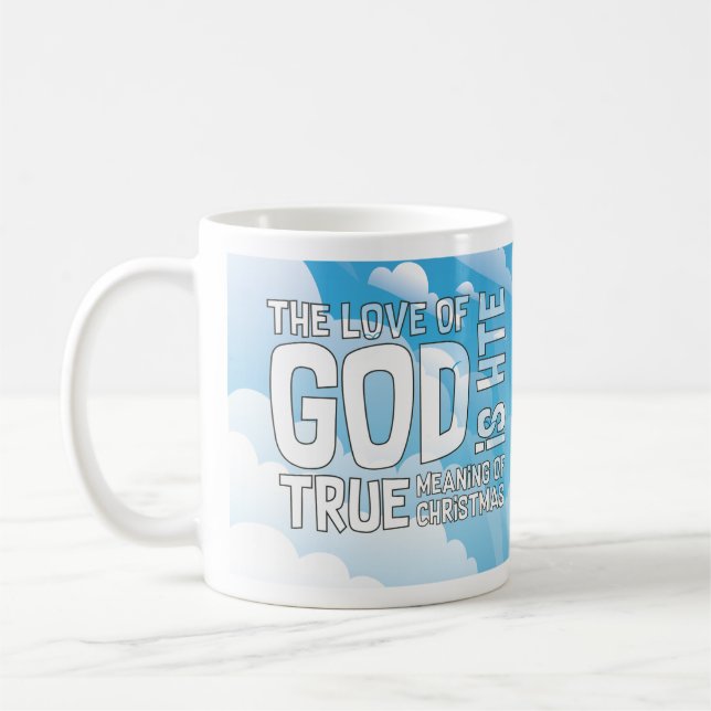 Christian Christmas True Meaning of Christmas Mug Kaffemugg (Vänster)