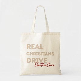 Christian Church Funny Tote Electric Cars Tygkasse