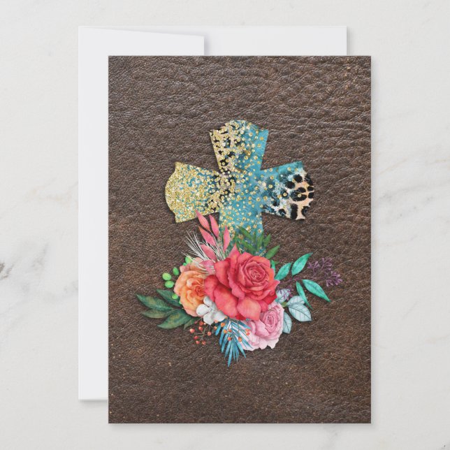 Christian Church Kor Påsk Jesus Baptist Kärlek Inbjudningar (Framsida)