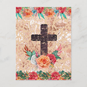 Christian Church Kor Påsk Jesus Baptist Kärlek Vykort