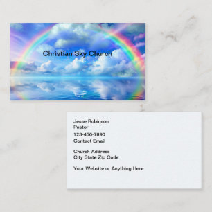 Christian Church Rainbow Scenia Visitkort