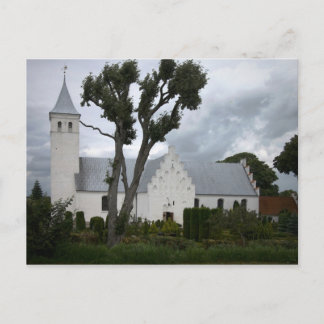 Christian Church Voldum Danmark Vykort