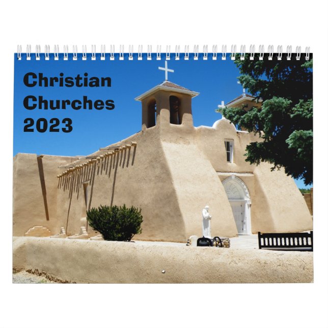 Christian Churches 2023 Calendar Kalender (Omslag)
