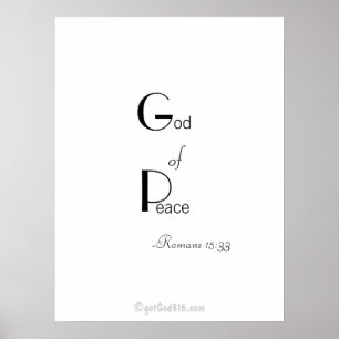 Christian Cites gotGod316.com Wall Art Art Poster