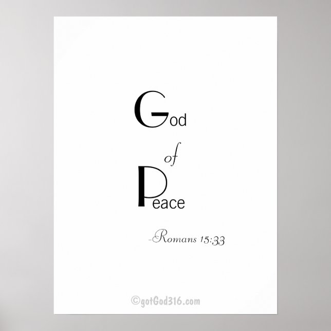 Christian Cites gotGod316.com Wall Art Art Poster (Framsidan)