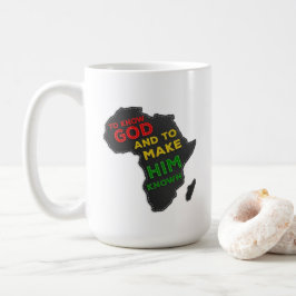 Christian Classical Education Afrika Karta Faux Fe Kaffemugg