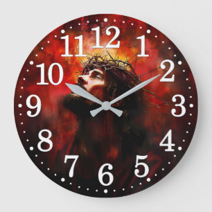 Christian Clock Stor Klocka