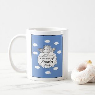 Christian Cloud Angel Lycklig 60:e födelsedagen Kaffemugg