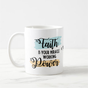 Christian Coffee Mugg - Faith är Power