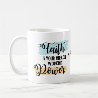 Christian Coffee Mugg - Faith är Power