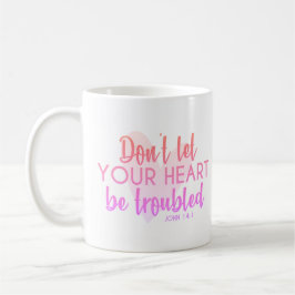 Christian Colorful Modern Inspirational Verse Kaffemugg