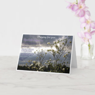 Christian Condolence Card Kort