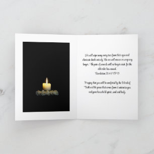 Christian Condolence Card Kort