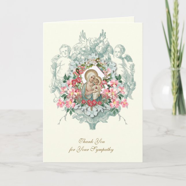 Christian Condolence Funeral Tack (Framsida)