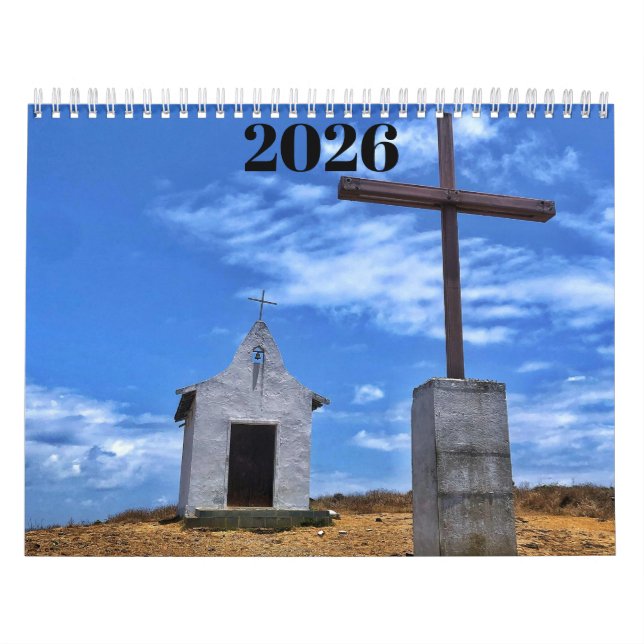 christian cross 2026 calendar   kalender (Omslag)