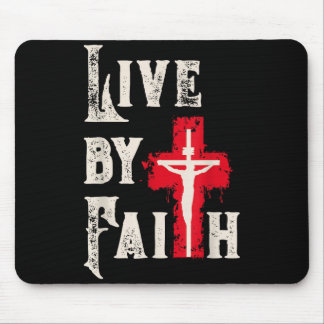 Christian Cross Scripture Live By Faith  Musmatta