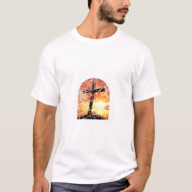 Christian Cross T Shirt (Framsida)